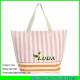 LUDA new straw beach bag totes striped paper straw handbags