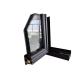 Double Glass Aluminum Folding System Window With Thermal Break Strips