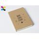 Grey Line Printing School Notebook Thread Stitching 300gsm Kraft Paper Cover