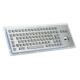 Blue Light NEMA Level Marine Keyboard With Tracking Ball Stainless Steel Material