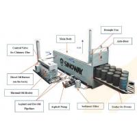 3-10 ton capacity Mobile Batching Plant , Drummed Bitumen Melting Plant