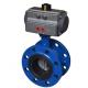 Soft-Sealed Pneumatic Butterfly Valve with Actuator