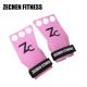 Fitness safety gym gloves carbon fiber leather 3 holes crossfit hand grips for women