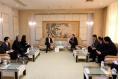 President Hu Shougen met with chief operating officer He Jiayu of Richemont Commercial Co., Ltd.