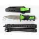 Titanium scuba diving knife water sports equipment with sheath and straps
