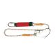 Adjustable High Height Working Safety Harness with 45MM Webbing Width and Rescue Rope
