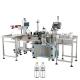 Automatic Horizontal Round Bottle Labeling Machine Top Label Applicator Machine Product Labels For Cosmetic Bottle