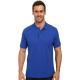 Adult Rib - knit neck Short Sleeve Polo Shirts 100% Cotton With Sublimation Logo