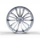 ET45 17 Inch Multi Spoke Alloy Wheels Brushed Silver For Audi VW