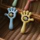 ODM Baby Silicone Toys Age Group Babies Kids Children Rattle Palm Hand Shape
