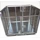 97Kg Weight Foldable Pallet Container Metal Cage With Bottom 1.2mm Plate