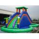 Double Inflatable Water Slide Among Pool PVC Tarpaulin Material Water Park Slide