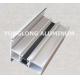 Spray Powder Coated Aluminum Curtain Wall Profile Length Customized