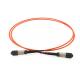 MPO TO MPO Patch Cord Trunk MPO MTP Cable 8 / 12 / 24 Fiber Core