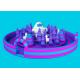 Modern PVC Tarpaulin Inflatable Fun City For Children Playing Games 3 Years Warranty