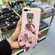 Soft TPU Candy Color Metal Buckle Cortical Tassel Cherry Mirror Pendant Cell Phone Case Cover For iPhone 7 6s Plus