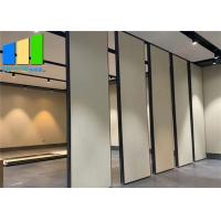 Modern Acoustic Movable MDF Wood Folding Partition Walls For Restaurant Room