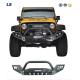 07-16 for Jeep Wrangler Jk Lp3 Full Width LED Power Steel Iron Black Front Bumper