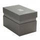 Shoulder Apparel Packaging Box Black Matte Gift Box For Shoes