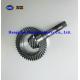 Steel Helical Gear Shafts / Gears Round Gear Pitch 1-10 Module for Various Gear Systems