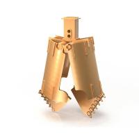 Double Bottom Double Open Clay Drilling Bucket For Rotary Drilling Rig
