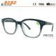 Fashionable reading glasses with a little big frame,metal silver pins ,mono spring hinge