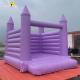 Inflatable Purple Bouncy Castle Custom Jumping Bouncer For Wedding