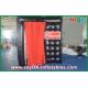 Photo Booth Enclosure Red Business Open Air Photo Booth Waterproof / Durable CE / UL