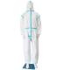 Nonwoven Polypropylene Hospital Disposable Coveralls 50gsm With Cap And Foot Cover
