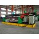 3 Roll Plate Rolling Machine For 12mm Thickness 300mm Width Plate , 11KW Motor Power