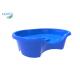 Blue Folding Household Plastic Shampoo Bowl home hair washing station