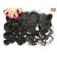 Natural Peruvian Human Hair Weave / Body Wave Hair Bundles With Frontal