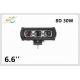 High quality factory price Offroad 12V/24V DC waterproof IP68 8D 6.6inch 30W 8D