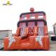 Orange Inflatable Water Slide With Pool Bounce House For Summer