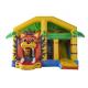 5X6 Meter Inflatable Bouncer Castles / Little Lion Theme Inflatable Slide Combo