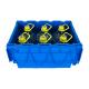 Foldable and Stackable 165L PP Corrugated Storage Box with ISO9001 Certificate