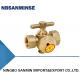 Pressure Gauge Brass Electric Solenoid Valve Three Way Plug