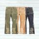                  Multi Pocket Cargo Trouser for Men Custom Hiking Work Pants Vintage Sportswear Knitted Washed Jeans             