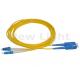 CATV 3M Fiber Optic Jumper Cables Single Mode Duplex 2.0mm SC LC Fiber Patch Cord