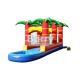 Water Playground Rainforest Inflatable Water Slides Fireproof 28L X 8W X 11H Ft