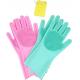 Bathroom Scrubber Silicone Multifunctional Gloves Reusable For Kitchen