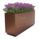 Golden stainless steel stand flower pot exterior decoration