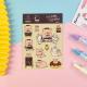 Manufacturer Direct Custom Cartoon Cute Animal Transparent Stickers PVC Sticker