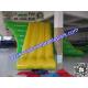 Yellow Green Inflatable Water Park Popular Game / Inflatable Climbing Slide