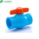 Low Temperature PVC Compact Ball Valve for Water Supply System in Thailand Market QX