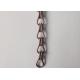 Brown 1.5mm Light Weight Aluminium Fly Screen Chains Decorative Assorted Colors