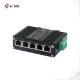 Mini Industrial Managed 5-Port Gigabit Ethernet Switch Supports WBE Mannagement