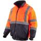 300D Oxford PU Hi Vis Waterproof Jacket