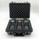 Six Watches Water Resistant Watch Box Black Plastic