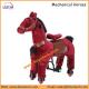 Action Pony Rocking Horse with Wheels Giddy up Ride on Horse for Kids